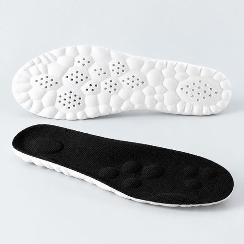 Black insole product image on light gray