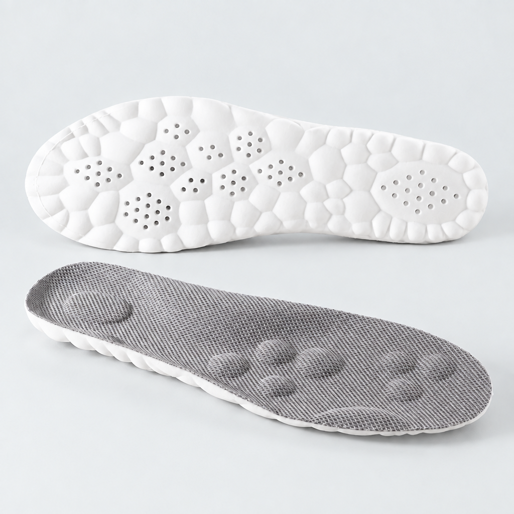 Gray insole product image on light gray